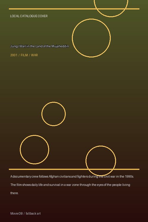 Jung (War) in the Land of the Mujaheddin poster