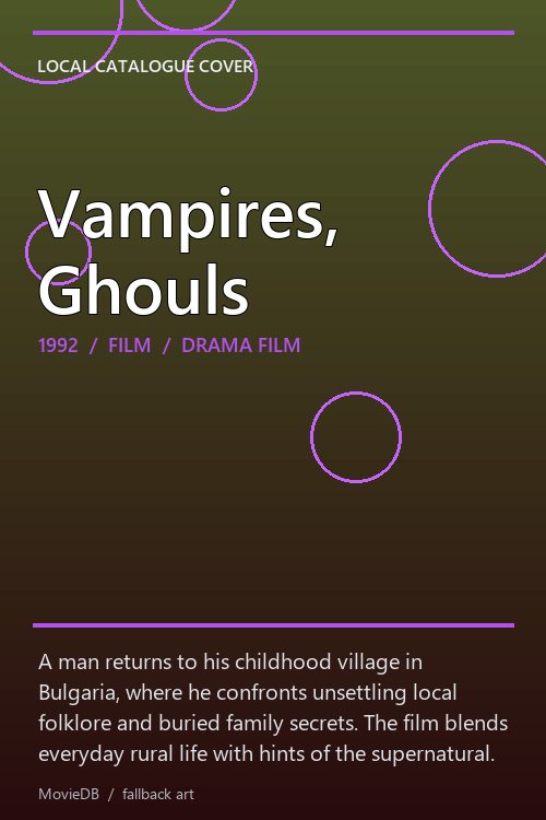 Vampires, Ghouls poster