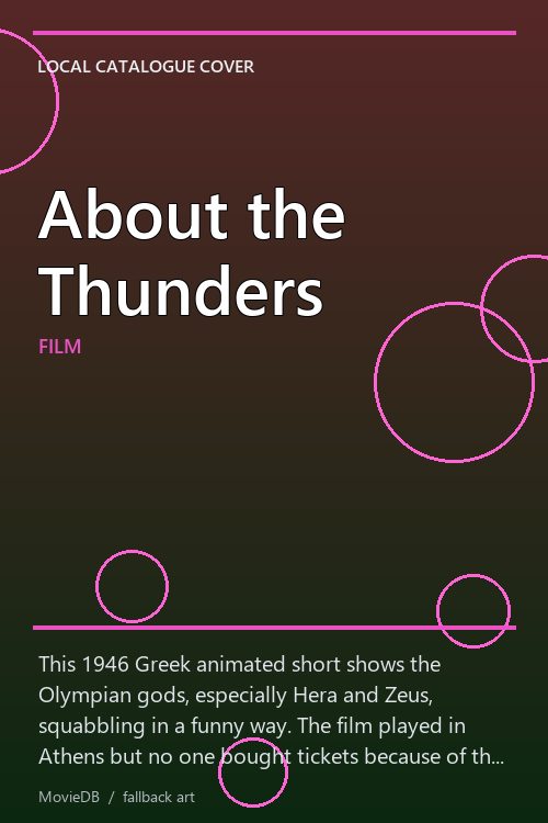About the Thunders poster