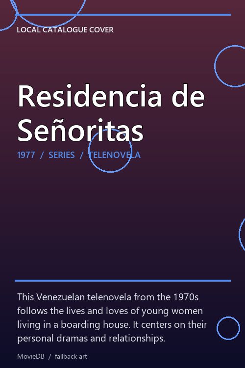 Residencia de Señoritas poster