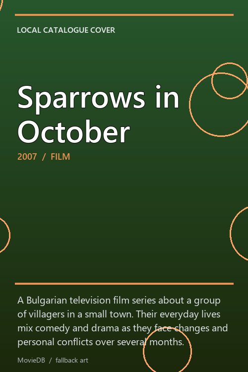 Sparrows in October poster