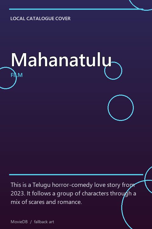 Mahanatulu poster