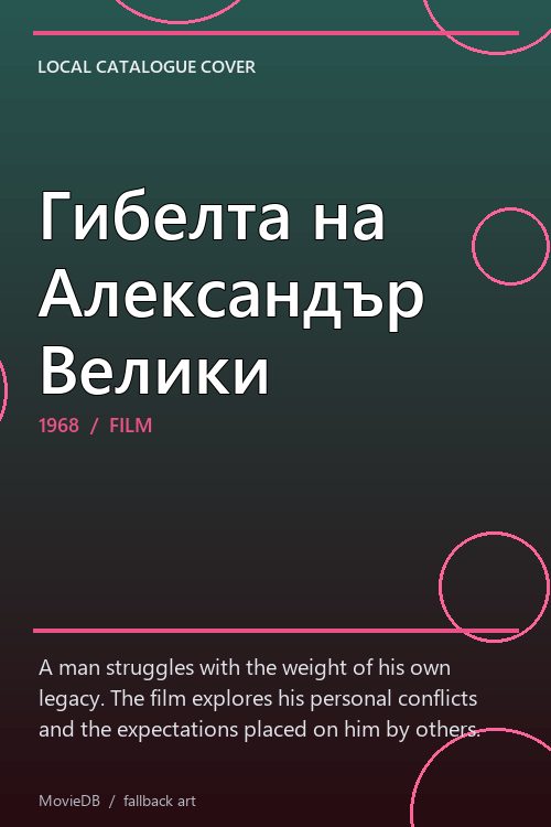 Гибелта на Александър Велики poster