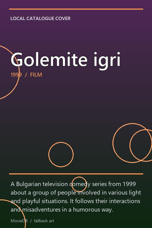 Golemite igri poster