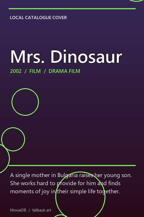 Mrs. Dinosaur poster