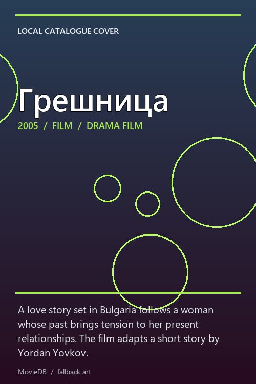 Грешница poster