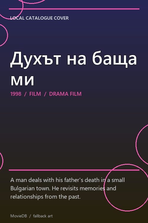 Духът на баща ми poster