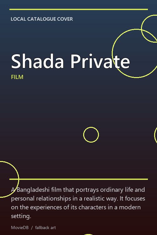 Shada Private poster