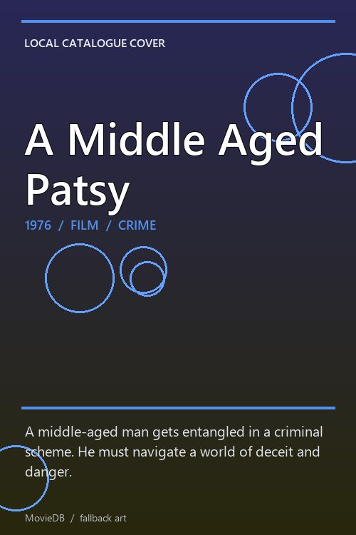 A Middle Aged Patsy poster