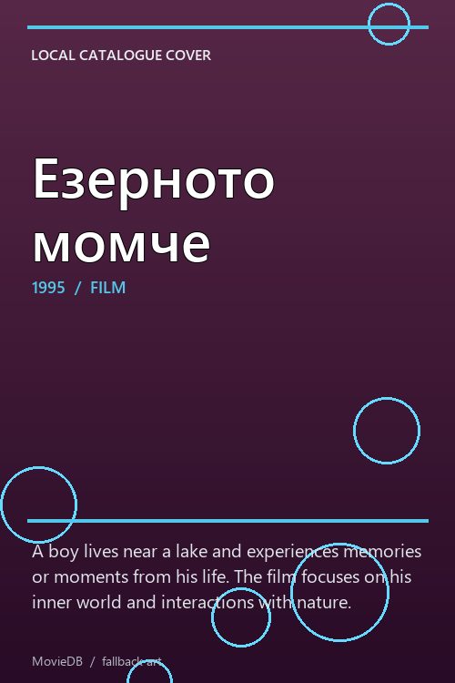 Езерното момче poster