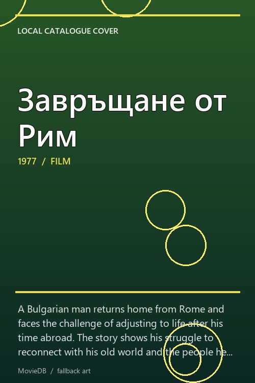 Завръщане от Рим poster