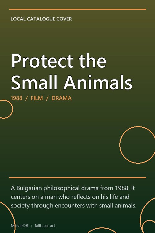 Protect the Small Animals poster