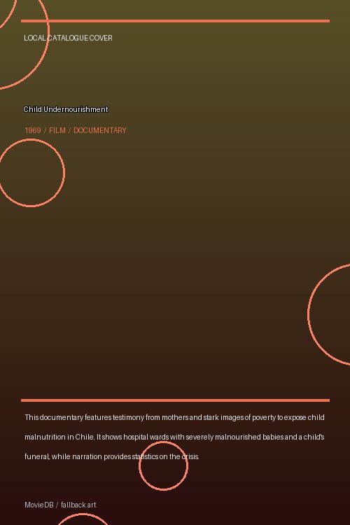 Child Undernourishment poster