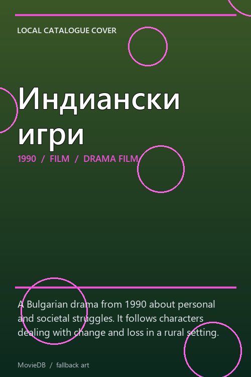 Индиански игри poster
