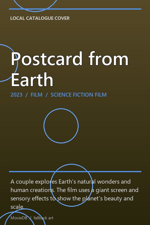 Postcard from Earth poster