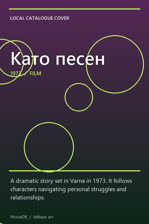 Като песен poster