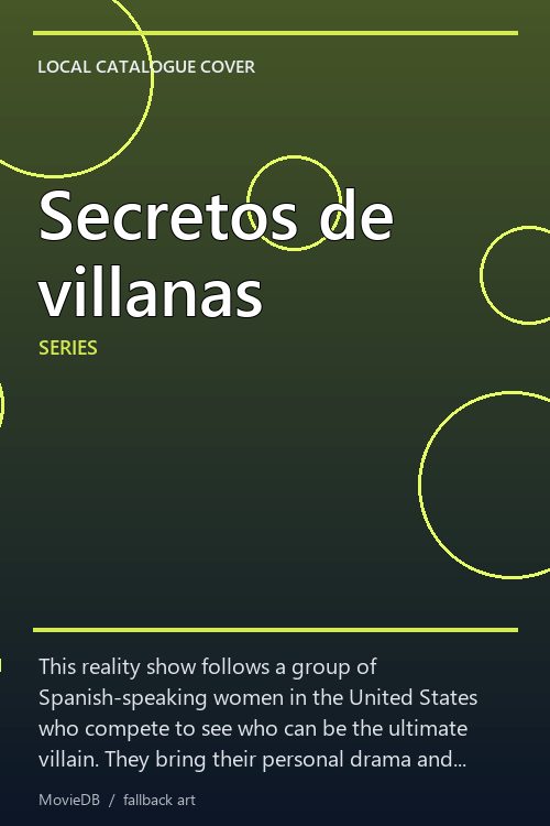 Secretos de villanas poster