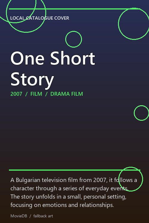 One Short Story poster