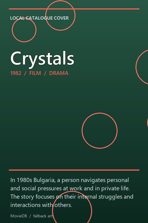 Crystals poster