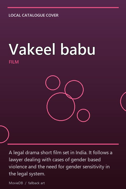 Vakeel babu poster