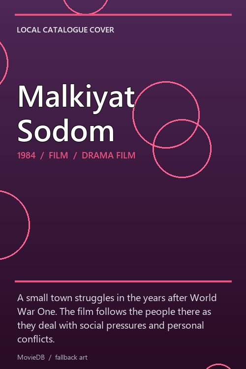 Malkiyat Sodom poster
