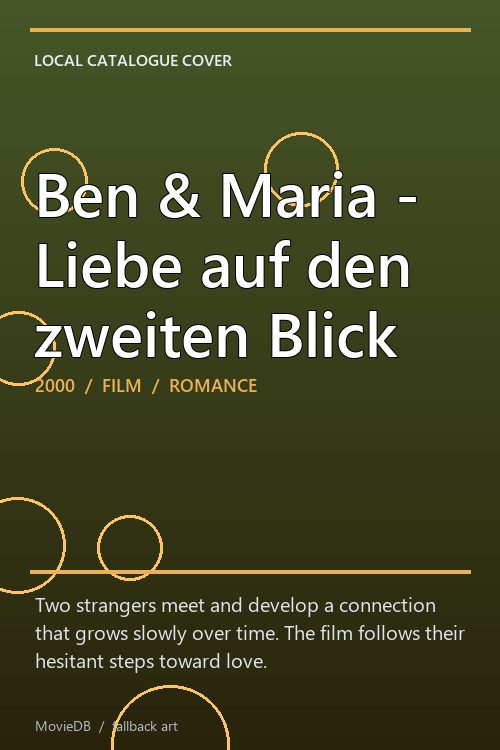 Ben & Maria - Liebe auf den zweiten Blick poster