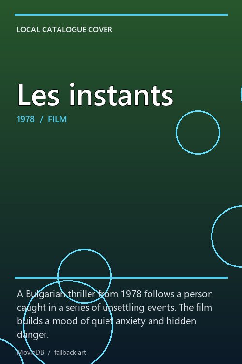 Les instants poster