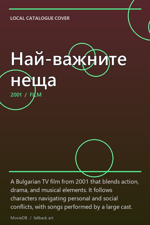 Най-важните неща poster