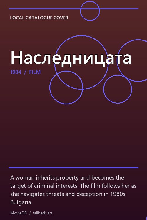 Наследницата poster