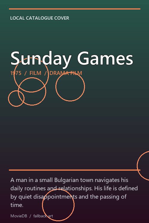 Sunday Games poster