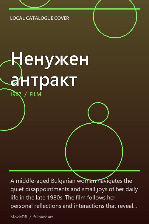 Ненужен антракт poster