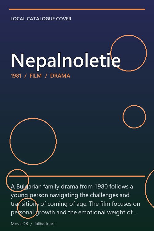 Nepalnoletie poster