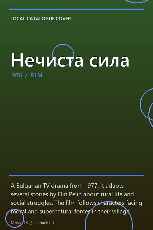 Нечиста сила poster