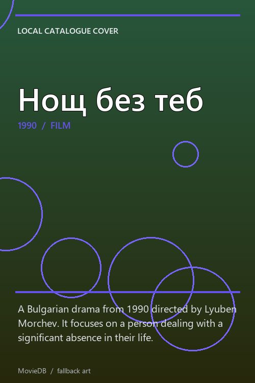 Нощ без теб poster