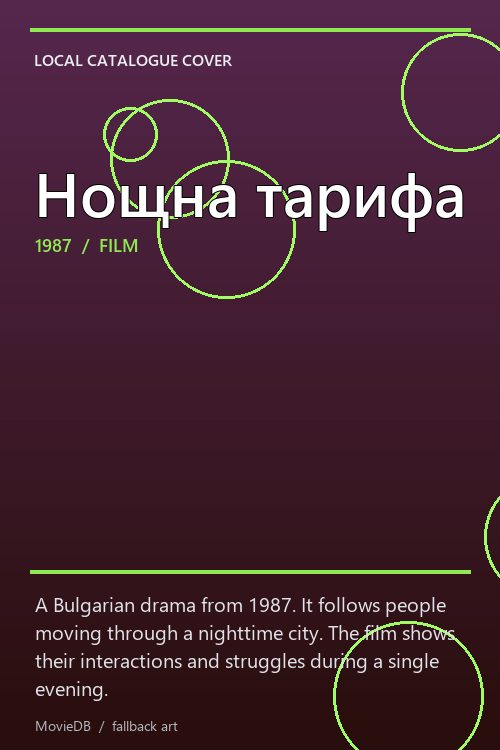 Нощна тарифа poster