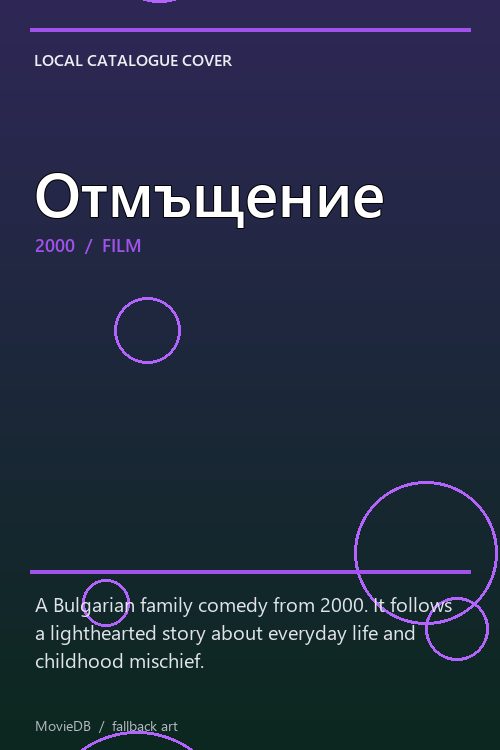 Отмъщение poster