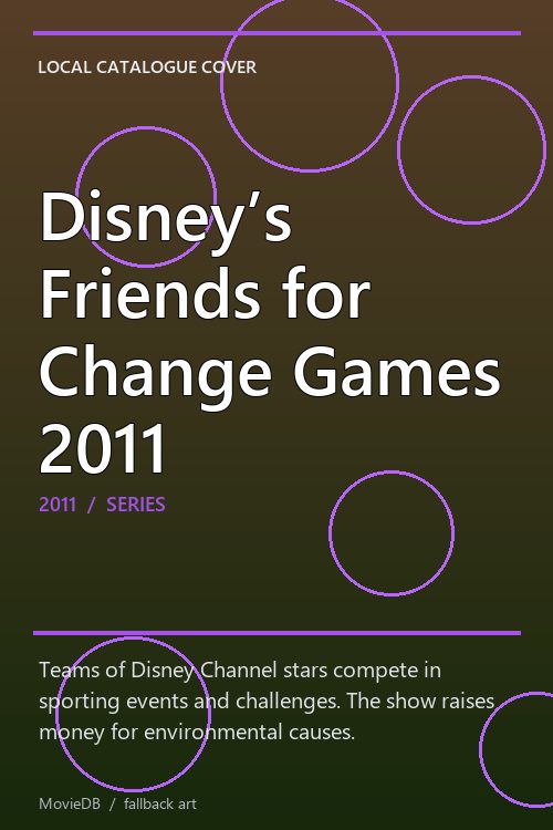 Disney’s Friends for Change Games 2011 poster