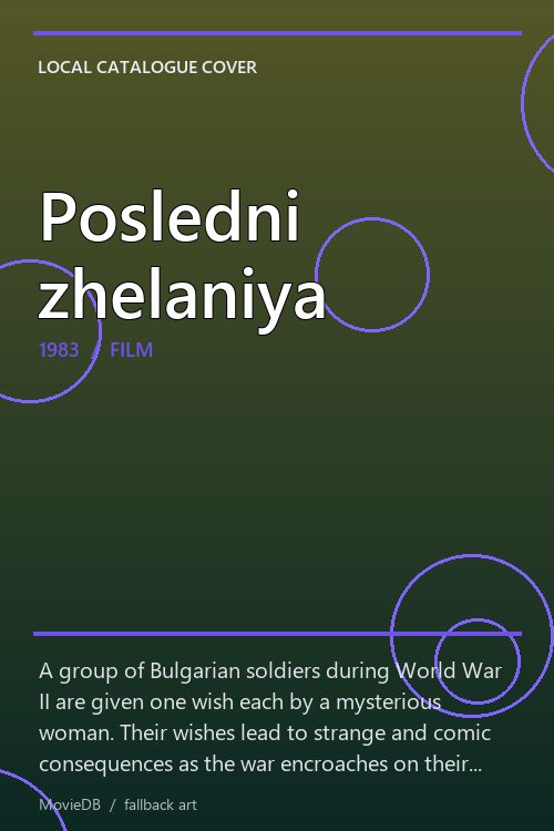 Posledni zhelaniya poster