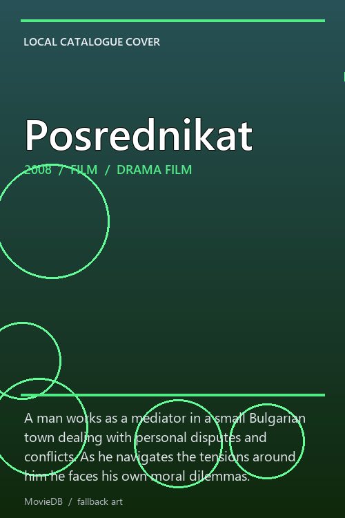 Posrednikat poster