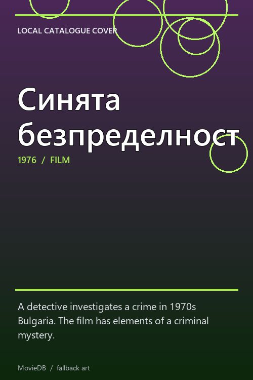 Синята безпределност poster