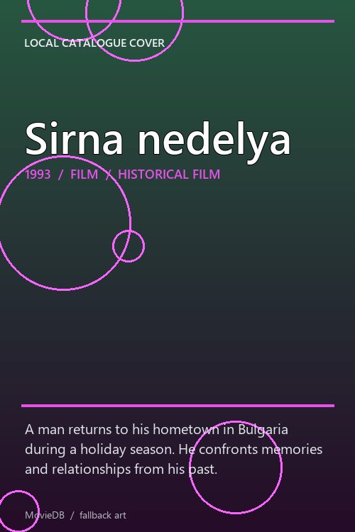 Sirna nedelya poster