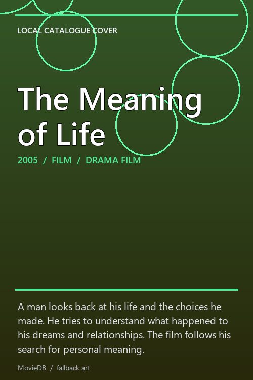 The Meaning of Life poster