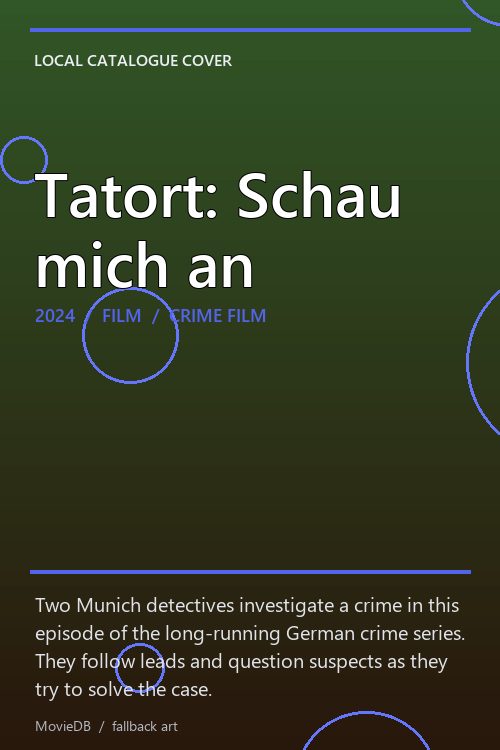 Tatort: Schau mich an poster