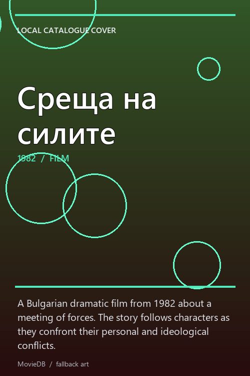 Среща на силите poster