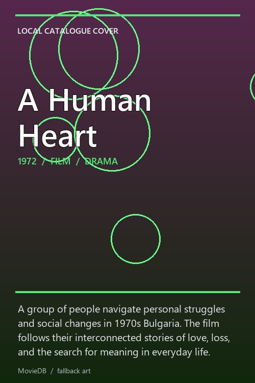 A Human Heart poster
