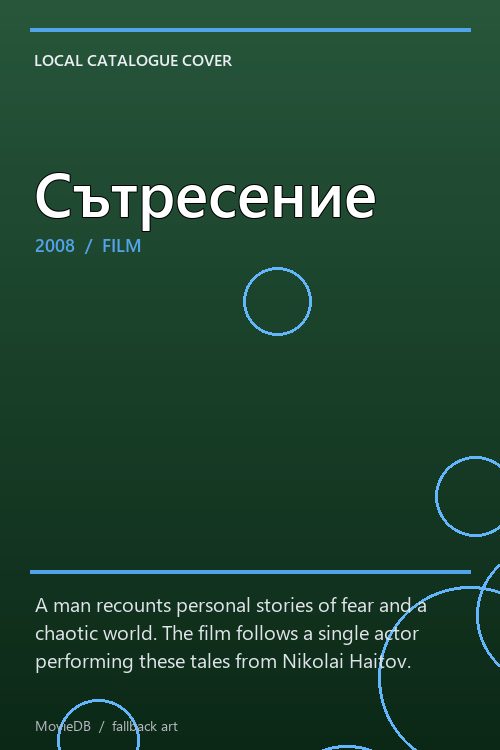 Сътресение poster