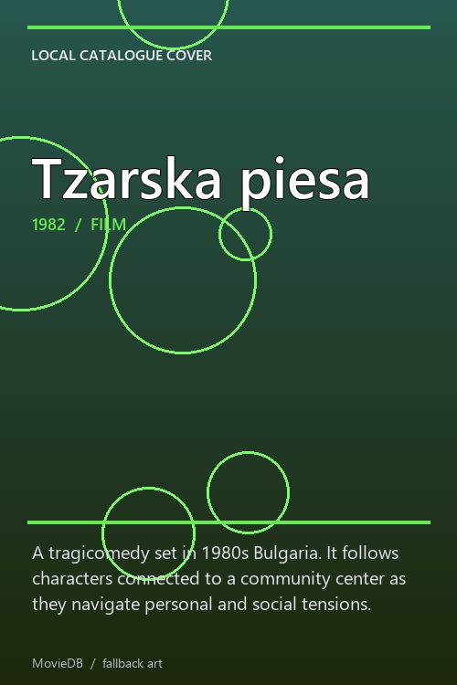 Tzarska piesa poster