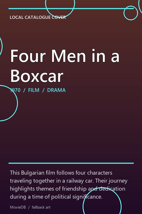 Four Men in a Boxcar poster