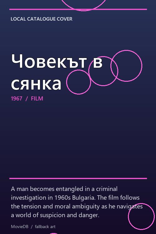 Човекът в сянка poster