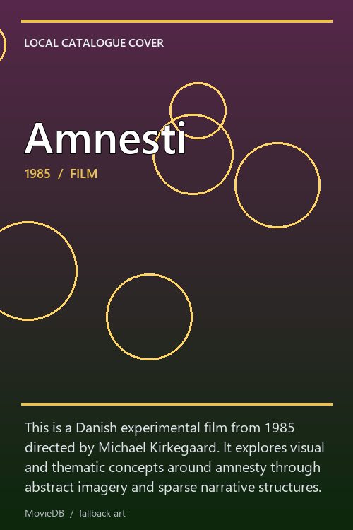 Amnesti poster